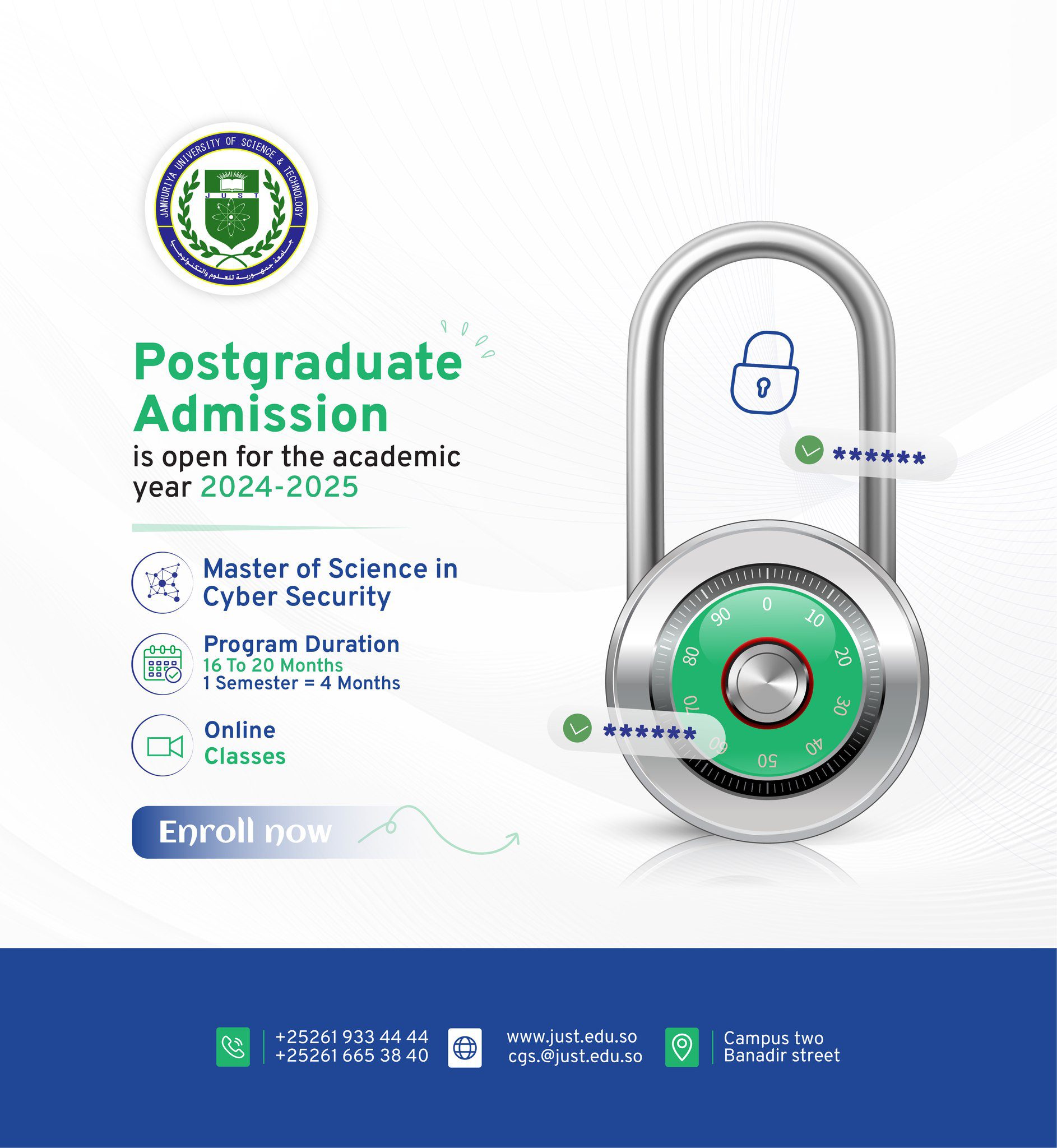 Master of Science in Cybersecurity